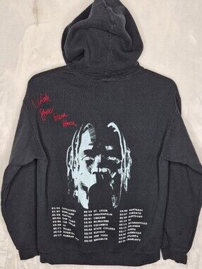 Travis Scott Astroworld Tour Wish You Were Here Hoodie Black S